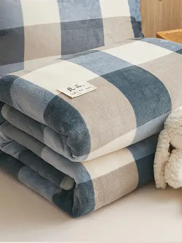 Extra Soft Flannel Blanket Thickened Nap Air Conditioning Blanket
