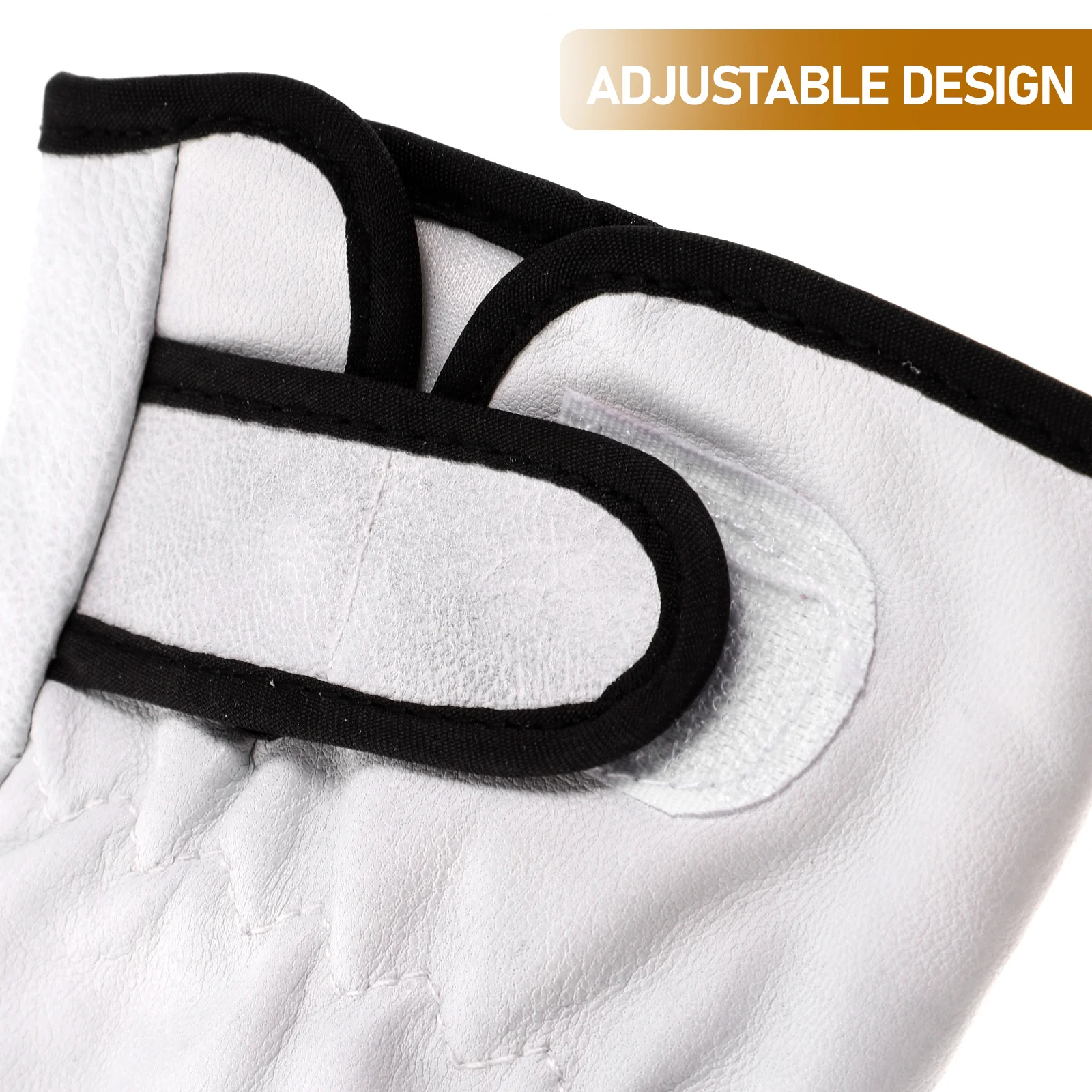 

1 Pair Heat Resistant Welding Gloves Adjustable Hook and Loop Sleeve Insulated Gloves for Stove Oven Welding Cotton