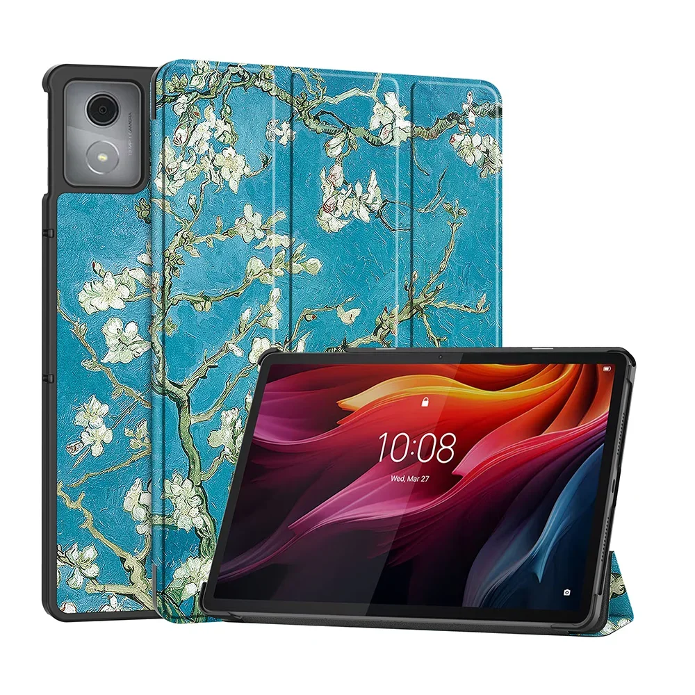

Slim Magnetic Cover For Lenovo Tab K11 Plus (2024) 11.45" Smart Case TB352FU Tri-Folded Funda with Hard Shell Auto Sleep/Wake