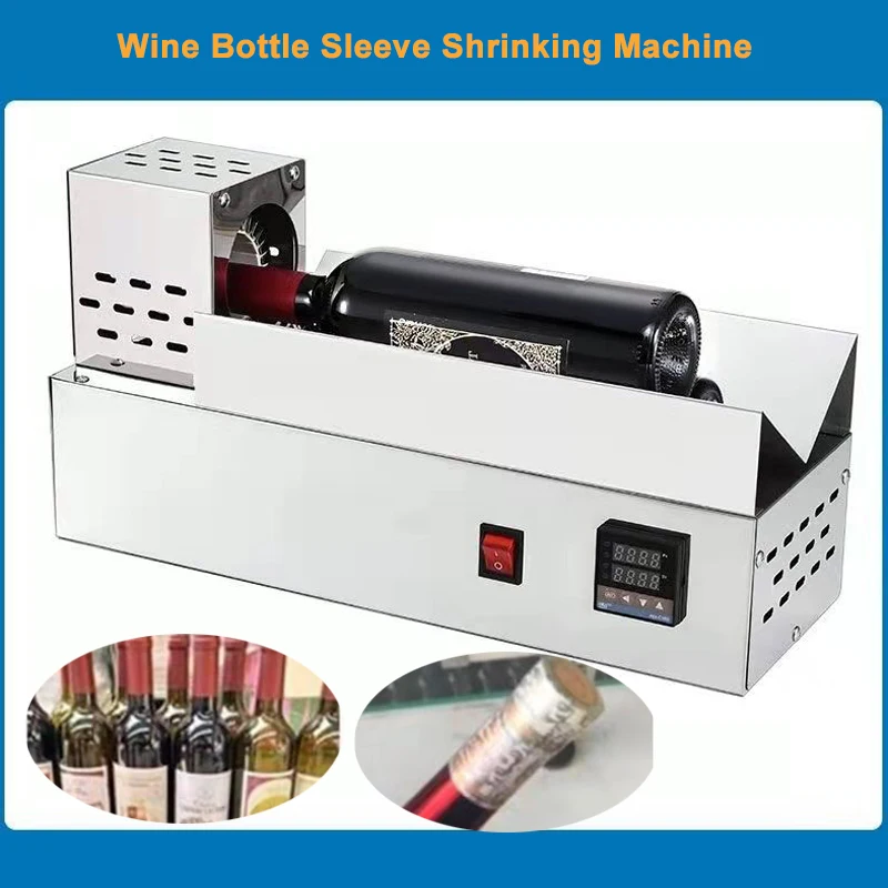 

Special Shrinking Machine For Red Wine Bottle Rubber Cap Heat Shrinkable Plastic Bottle Wine Capping Shrinker