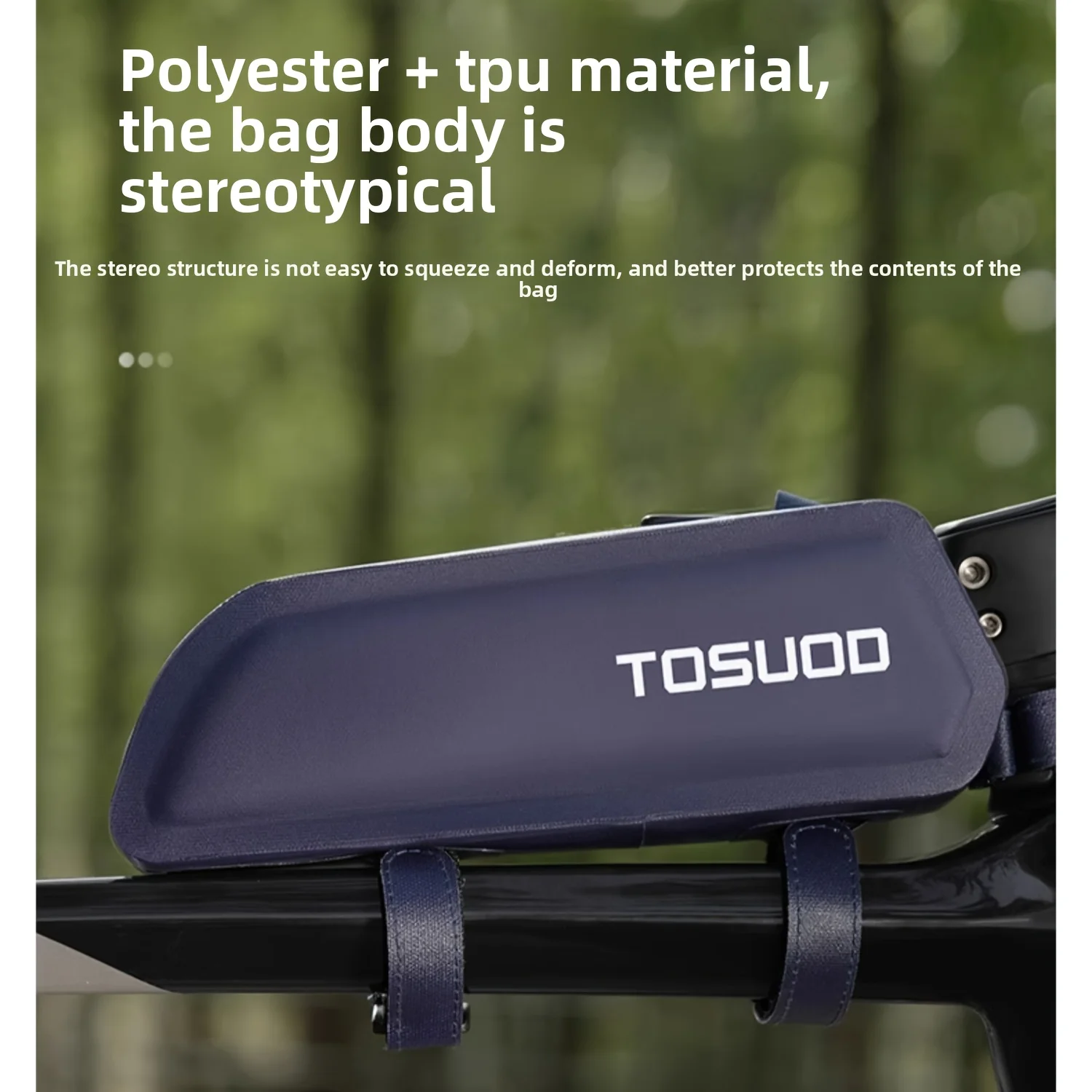 TOSUOD Bike Bag Portable Frame Front MTB Road Bicycle Pannier Bag Large Capacity Ultralight  Bike Basket Bicycle Accessories