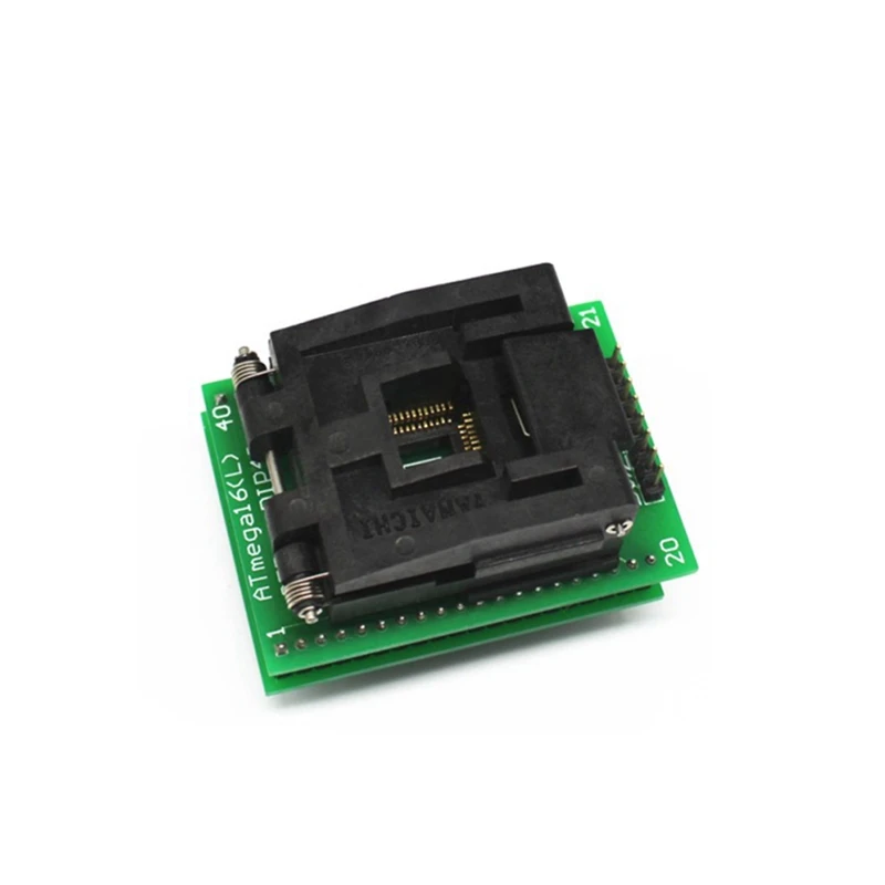 TQFP44 To DIP40 Burning Socket Chip Programmer TQFP44 Adapter Socket Dip40 Qfp44 ATMEGA16