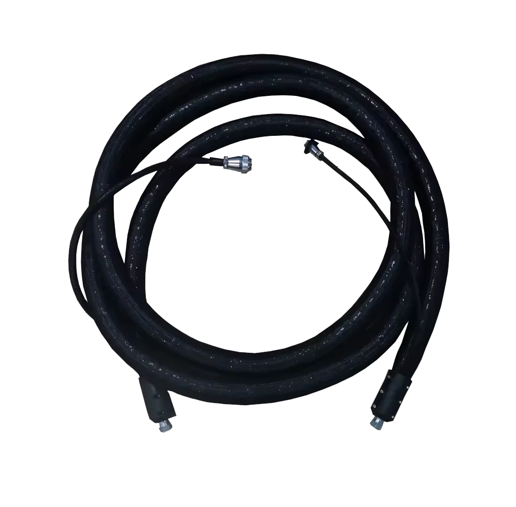 Industrial 3.6m/12ft Hot-Melt Glue Hose Electric Elastic Waterproof Washable Custom Length Packaging for Woodworking Auto 143300