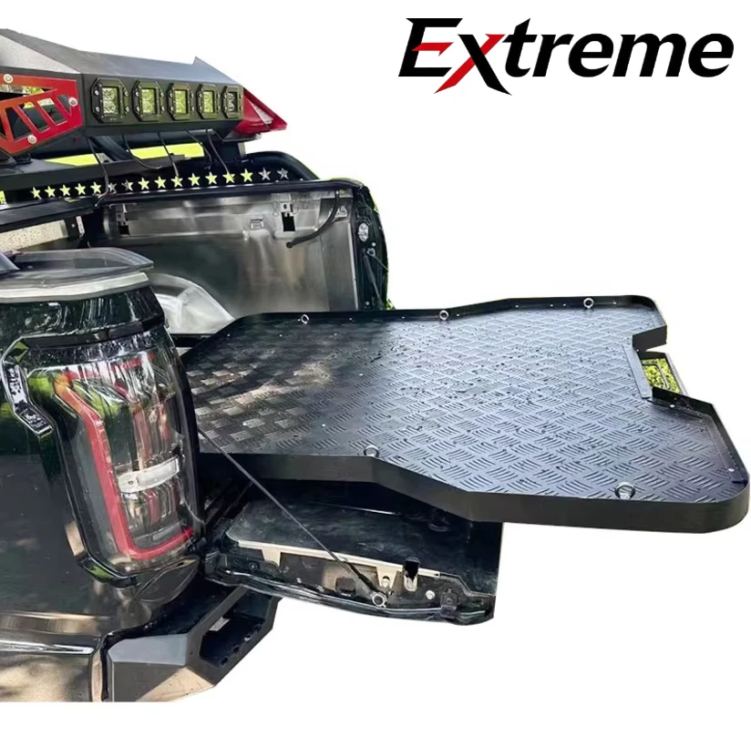 Aluminum Truck Bed Slide for Dodge Ram Custom Pickup Cargo Drawers Slide Tray with Bumper Made in China