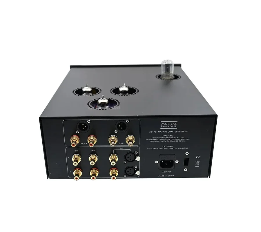 أحدث 2024 الجنة الموسيقية MP-701 MK3 أنبوب الإلكترون Preamp قبل مكبر للصوت أفضل المضخم مباراة لمضخم الطاقة FM300A