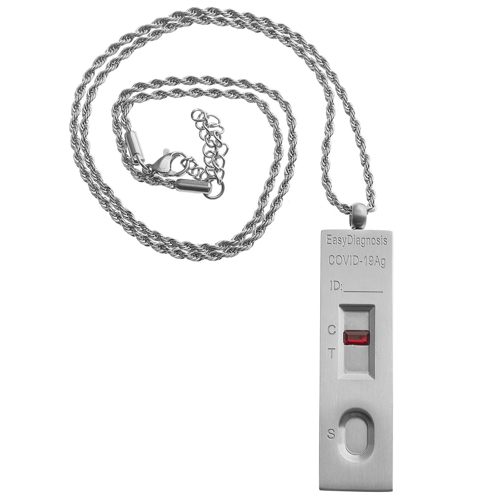 

Fashion Detection Pendant Miss Necklace Necklaces for Women Stainless Steel Funny