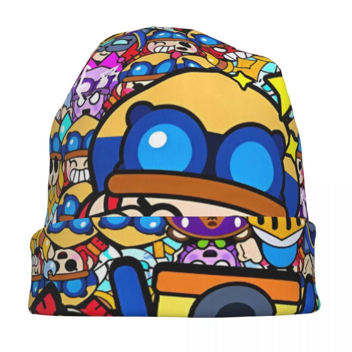 Anime Brawling-Heros Games Cap Vintage Unisex Street Skullies Beanies Hat Summer Warm Dual-use Bonnet