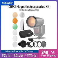 NEEWER CRM2 Kit de accesorios magnéticos para Flash de cabeza redonda Z1 Z2 Compatible con Godox V1 Speedlites