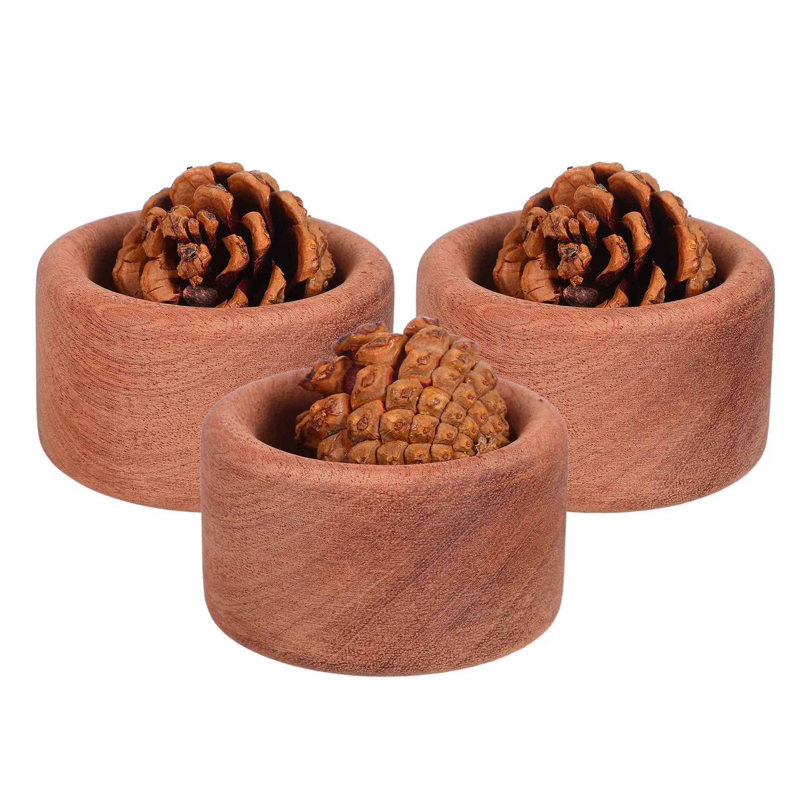 

3Pcs Wood Grain Essential Oil Diffuser Small Passive Round Aromatherapy Portable Home Office Car Scent Diffuser