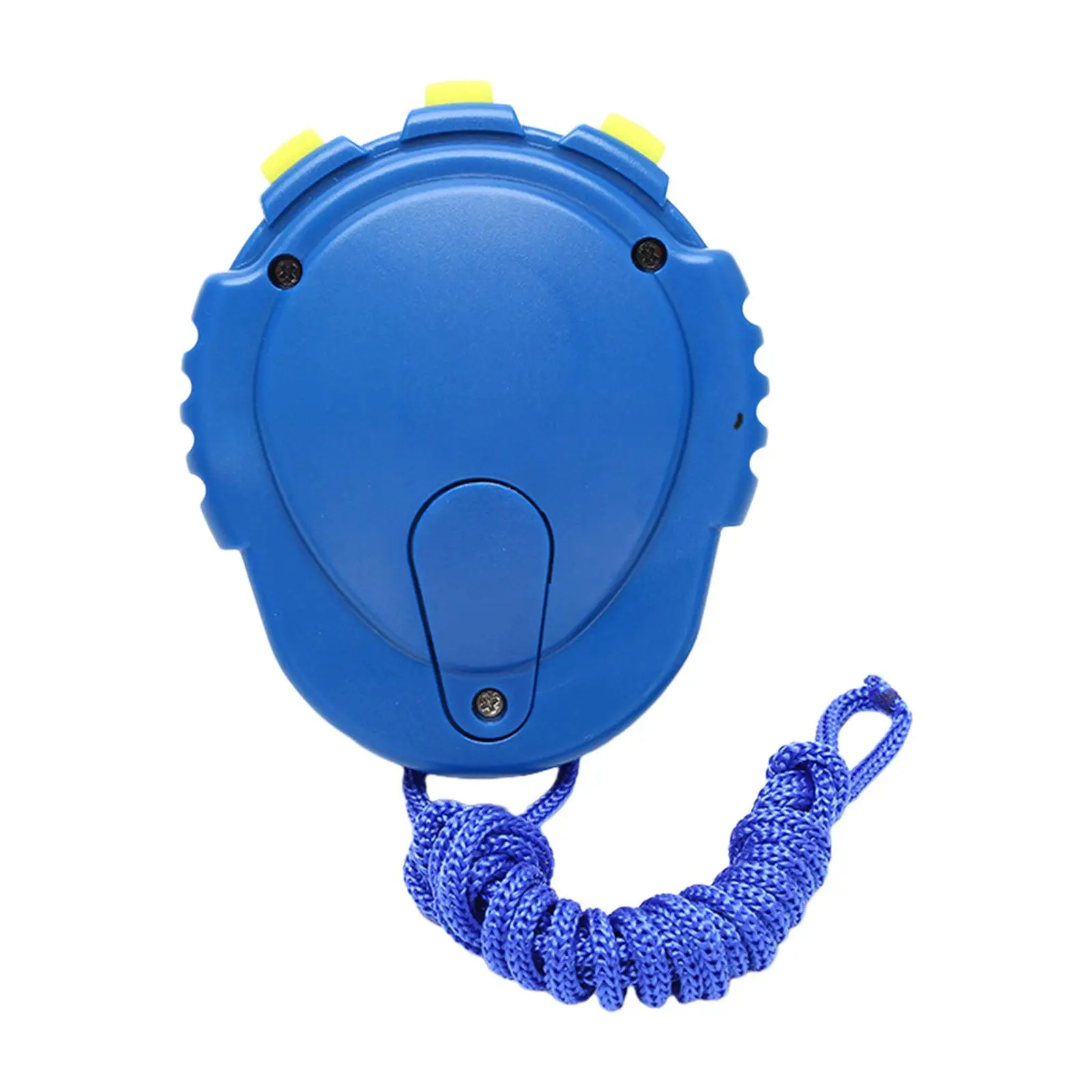 Professional Electronic Athletics Stopwatch with Lanyard Blue PP Material for Track Field Student Competition