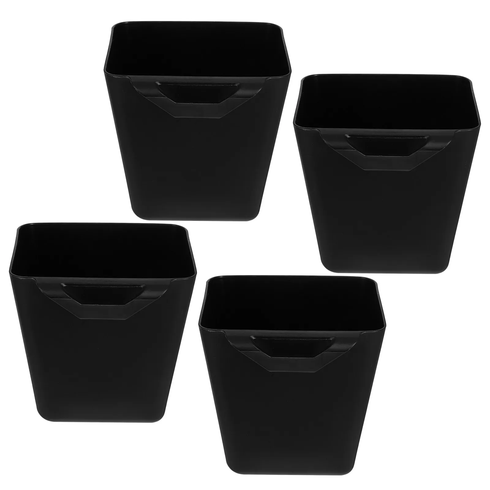 4Pcs Rolling Cart Baskets Multipurpose Trolley Hanging Wall Mount Organizer Kitchen Pantry Bedside Small Storage Basket Bin