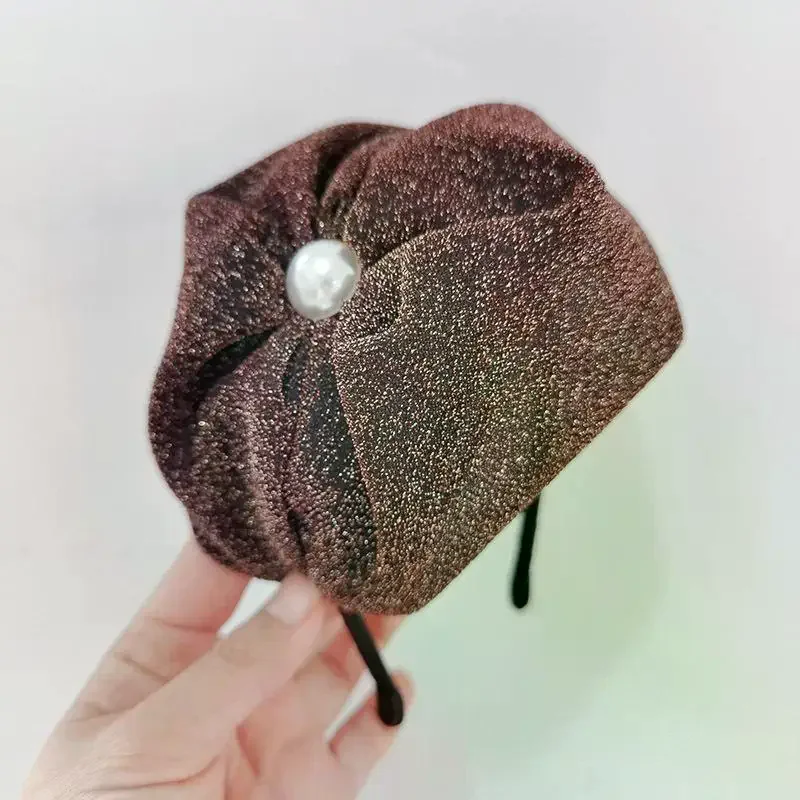 تول Bowknot عقال خيوط رقيقة نصف قبعات للحفلات التنكرية والكوكتيلات