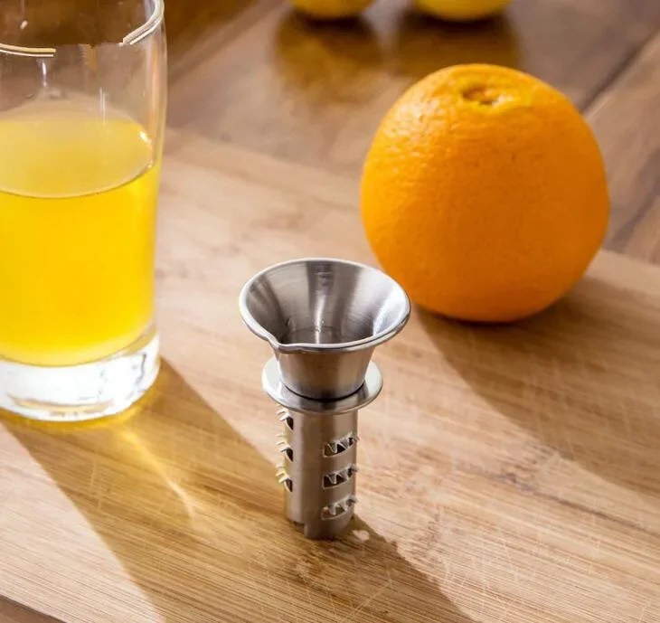 

304 Stainless Steel Manual Orange Juice Squeeze Juicer Lemon Fruit Squeezer for Salad Fresh Flavor Kitchen Cooking Tools OK0410
