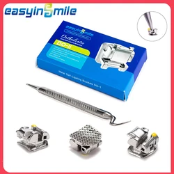 Easyinsmile Dental Material for Metal Self Ligating Roth / MBT 345 Slot .022 Orhto Bracket Mini Braces