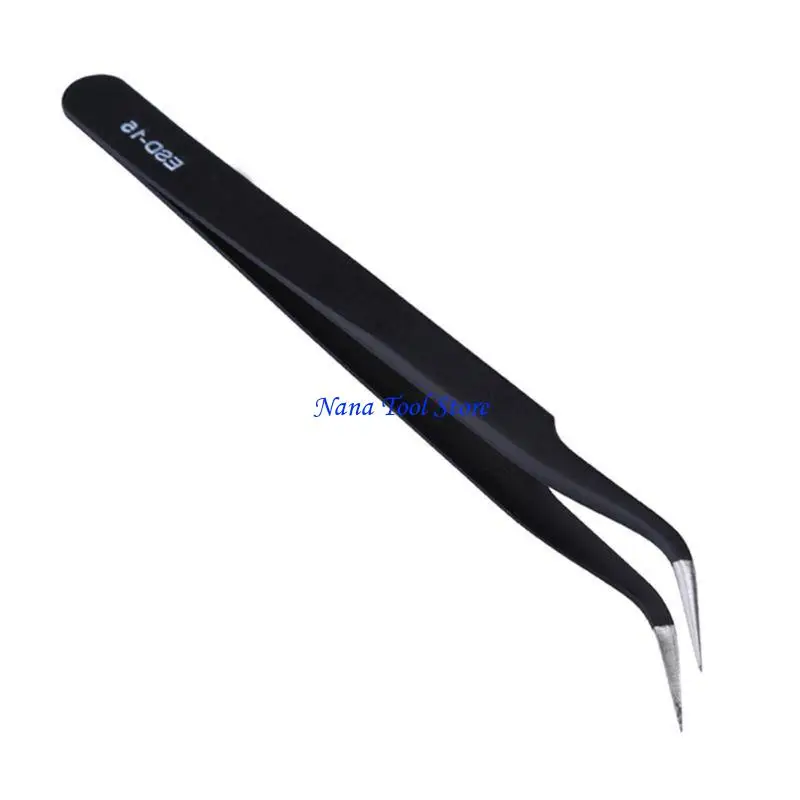 31GJ Aço carbono Curvido Torda dobrada Tweezers