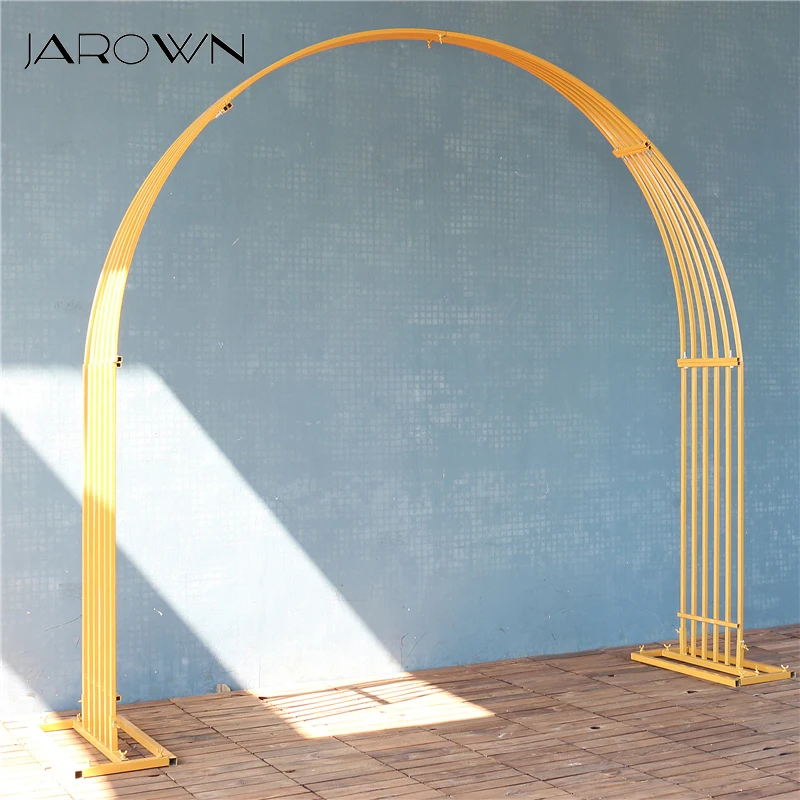 

JAROWN New Wedding Props Wrought Iron Arch Frame Wedding Background Layout Screen Decoration Party Stage Backdrop Decor Arch