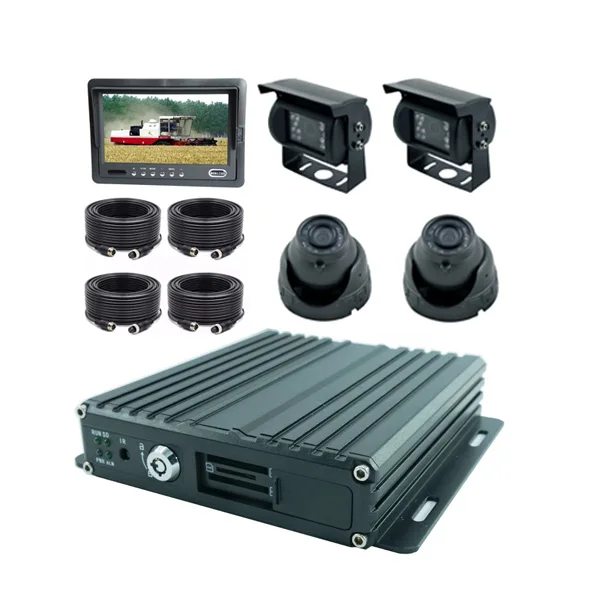 

High Quality 4 Channel 1080P SD Card Mobile DVR System with 4G WiFi Optional for Truck Car Bus