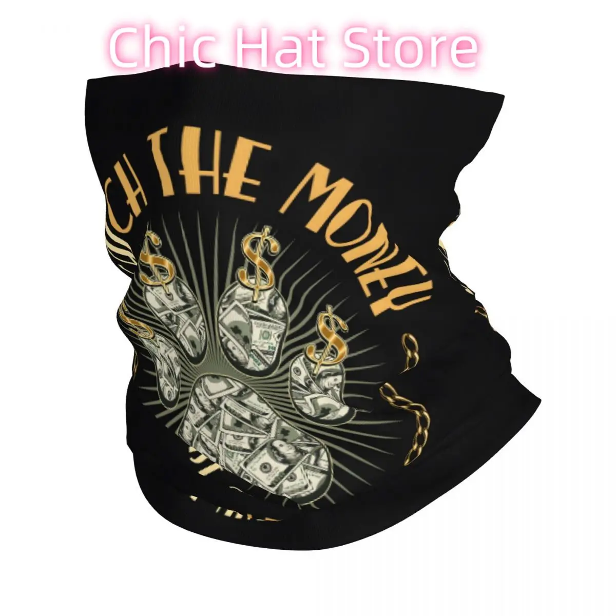 

Бандана для ловли денег, белый шарф, многофункциональный головной убор для рыбалки, унисекс, для взрослых, зима