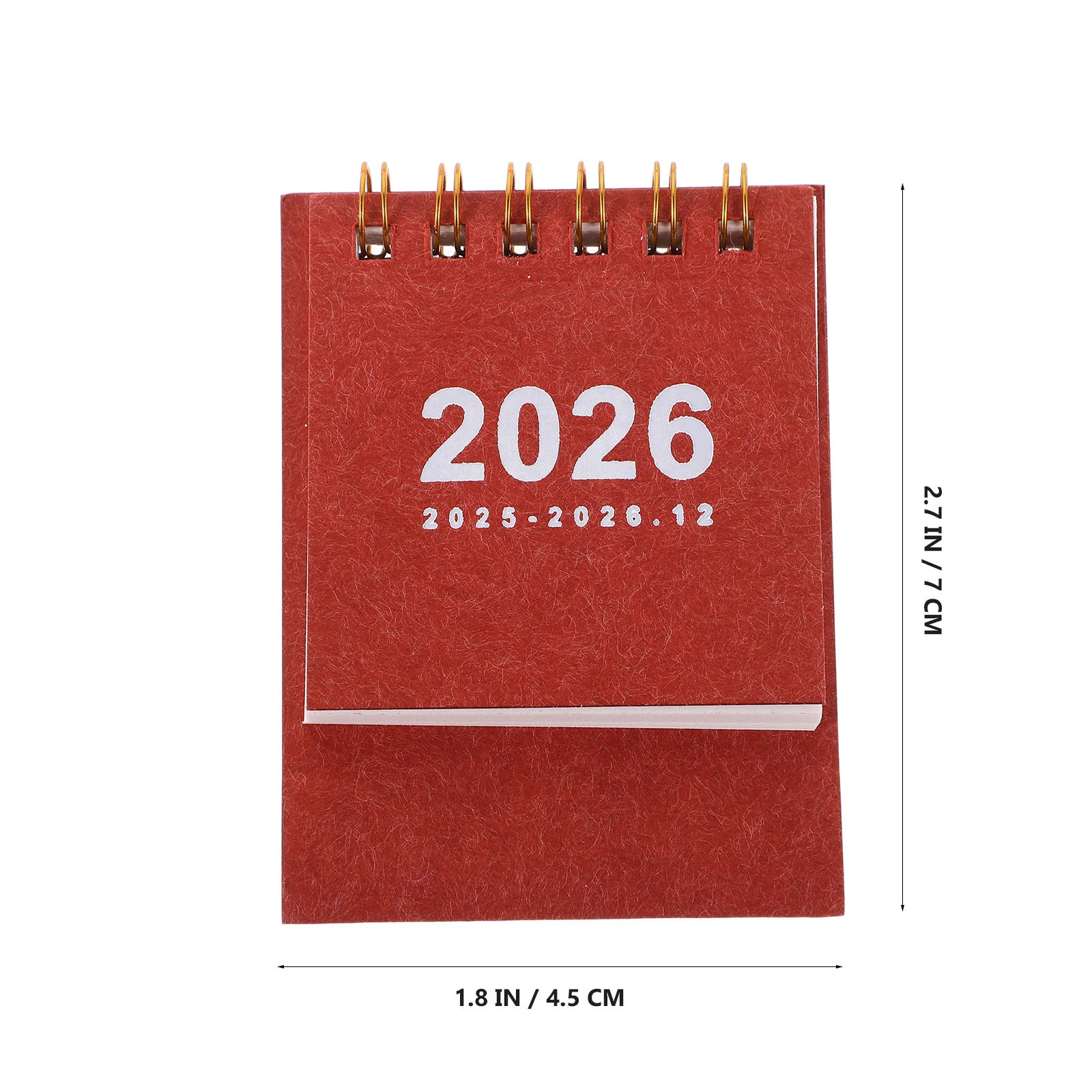 미니 데스크 캘린더 디지털 소형 스탠딩 2026 종이 일일 일정표 중국어 월간 메모