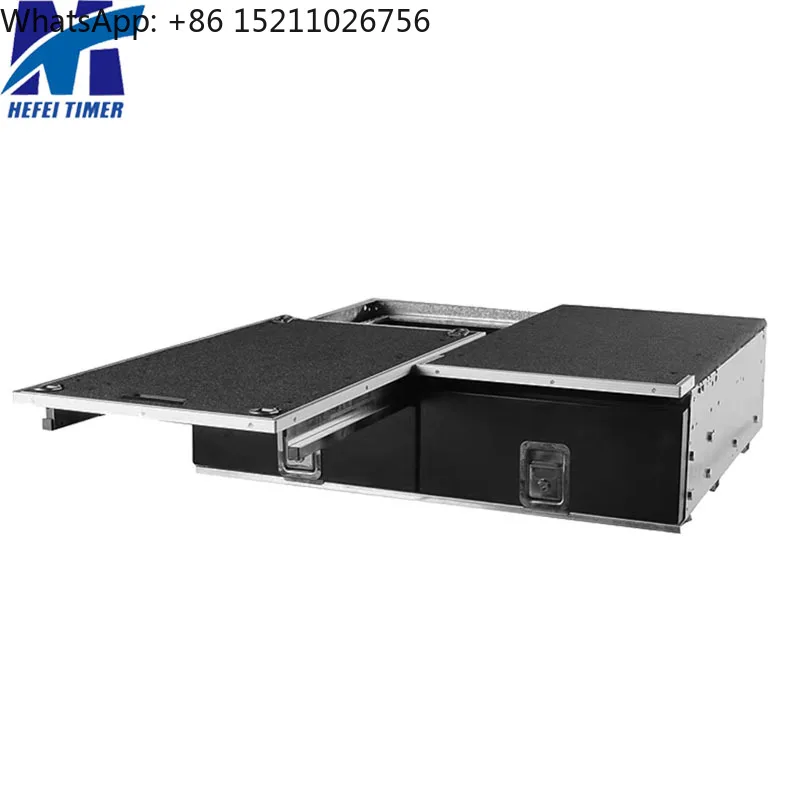 HFTM Brand Aluminum Offroad 4wd TravelingTruck Bed Tool Box Storage Drawer System for MITSUBISHI Pajero  V73/V78/V93/V95/V97