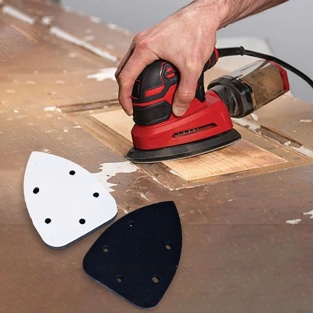 1pc 98x140mm 5 Holes Interface Backing Pads Soft Sponge Pad Polishing Sanding Disc For Orbital Sanding Tool