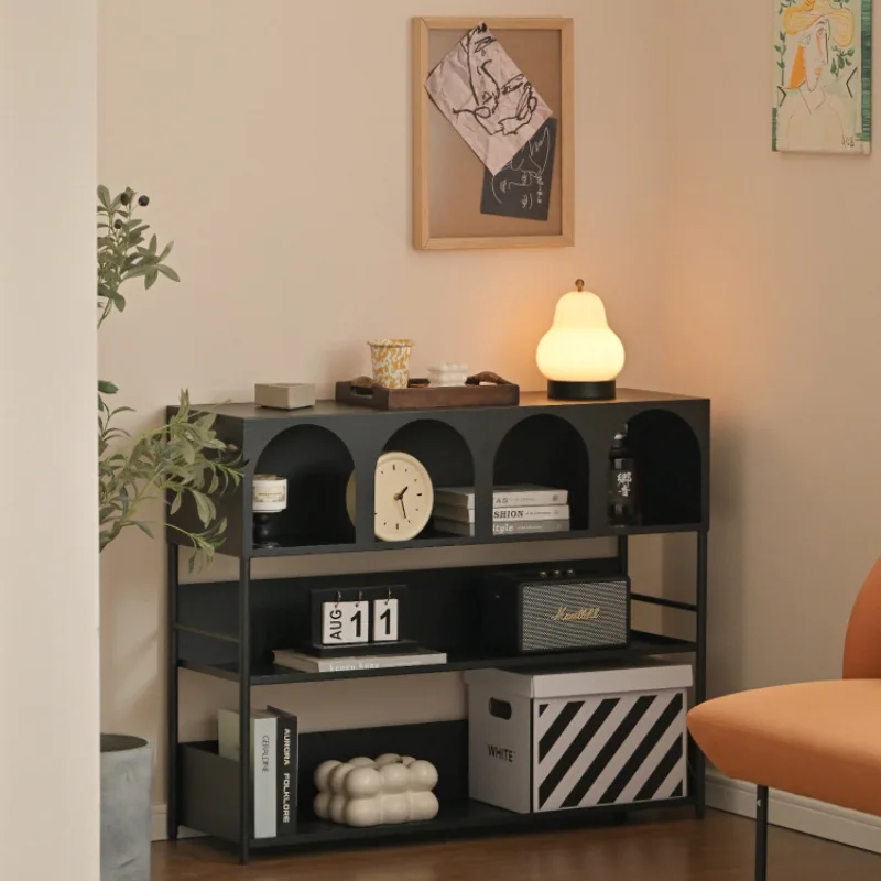 */*Entry Porch Table Against The Wall Shelf Storage Rack Wrought Iron Sofa Back A Few Long Strips A Few Commercial Partition Tab