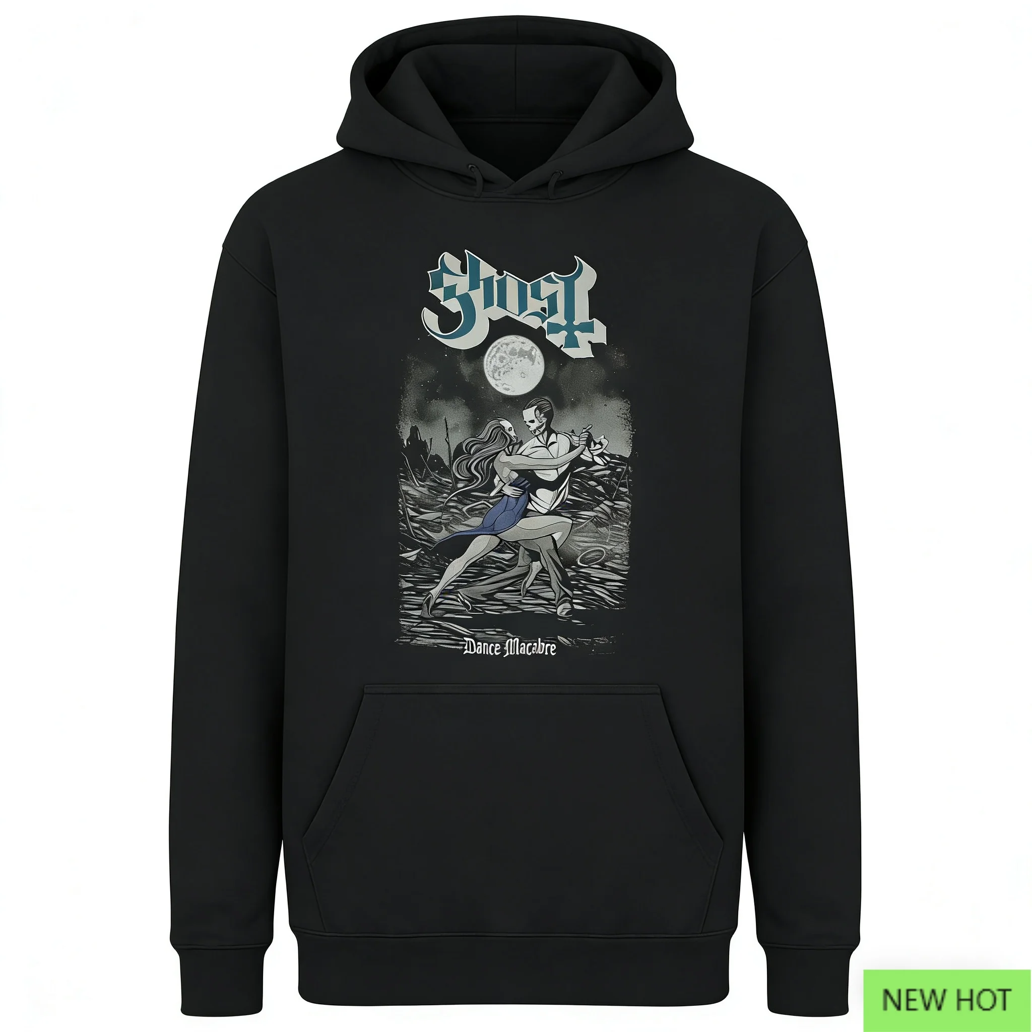 

Толстовка с капюшоном Ghost Dance Macabre, толстовка Heavy Metal, идеально подходит для фанатов, которые любят шведский хэви-метал и театральная атмосфера в стиле темного камня