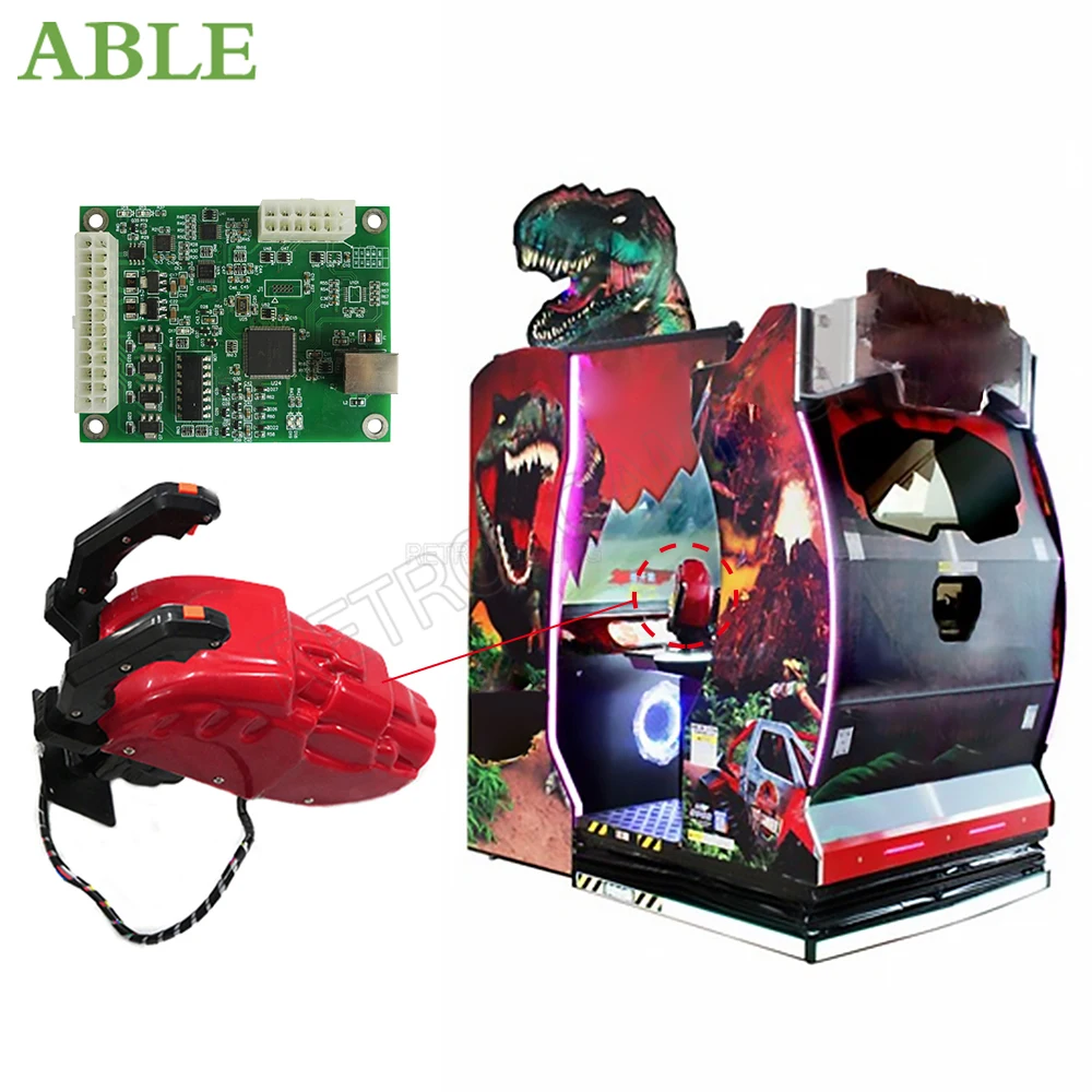 

Jurassic Arcade Park Gun IO Card Arcade Shotting Machine Coin Operated Shot Game Repair Replacement Parts