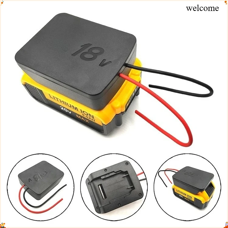For DEWALT 14.4V 18V 20V Lithium DW18V Battery DIY Adapter Output Application Dedicated DIY Connection Adapter