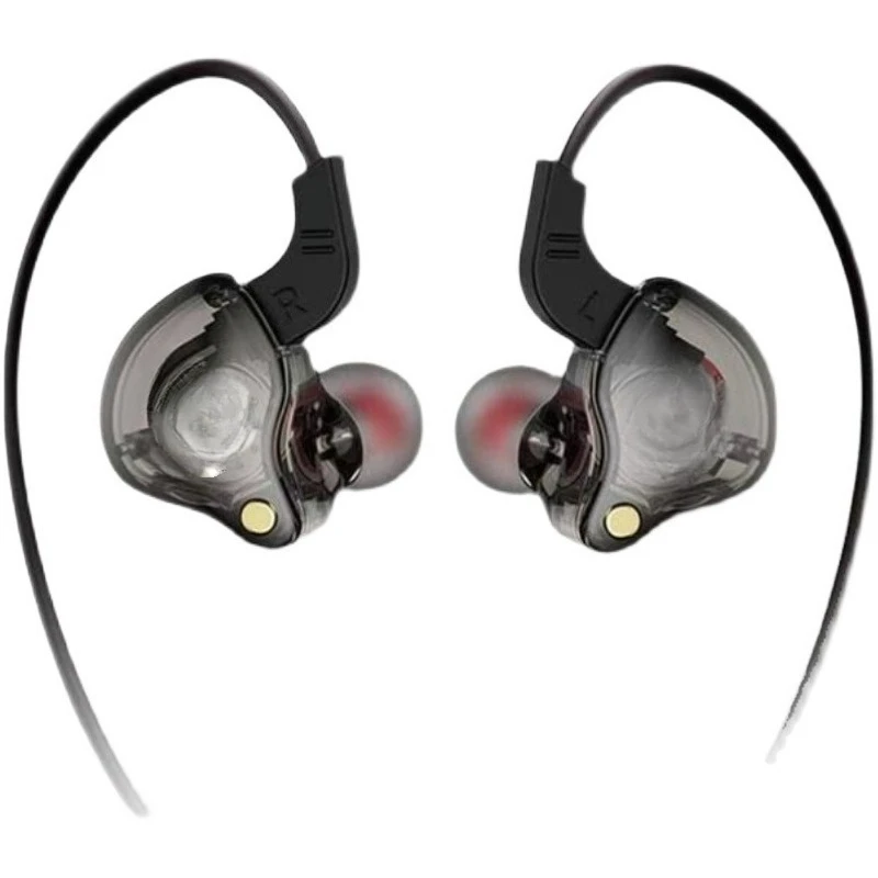 

Monitor earplugs, mobile phone, computer network, karaoke sound card, ear hanging, black comfortable earphones, wired.