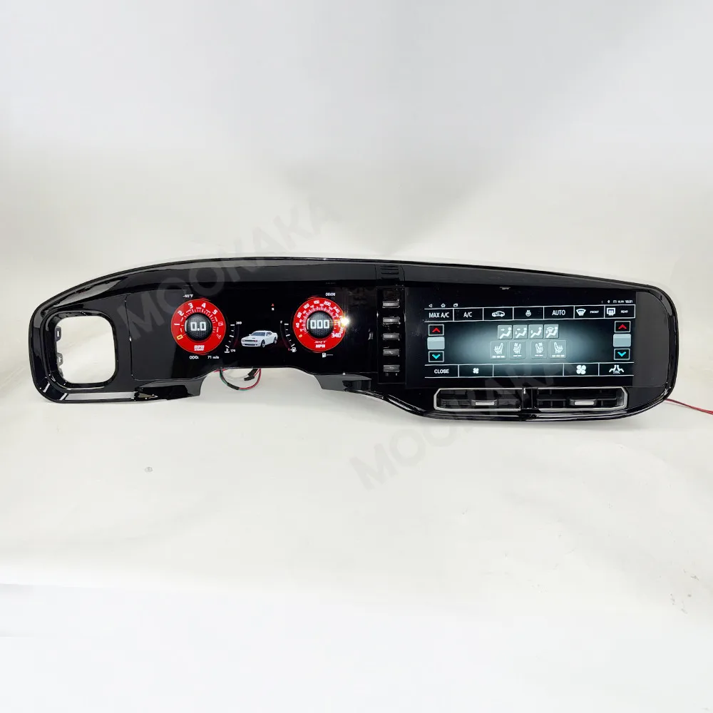 Android 13 Dual 12.3 Inch Screen For Dodge Charger 2011‑2019 Car Radio Multimedia Player GPS Navigation CarPlay Digital Cluster