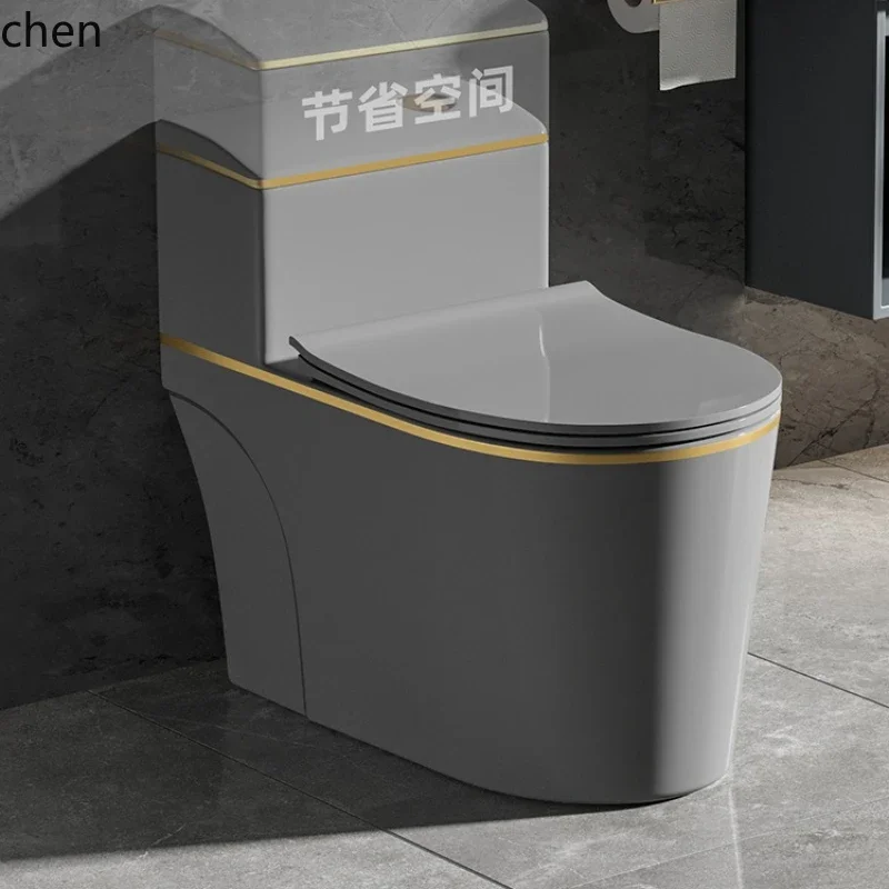 household toilet water-saving small apartment pumping siphon ceramic new personalized simple toilet