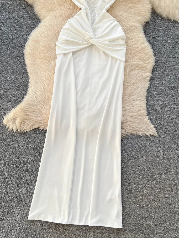 Czysta Pożądanie Seksowna Ne V-Ne Svel Spódnica z Paskiem Dr Damska Delikatna Wyszczuplająca Balowa Długa Spódnica Dr z Wysokim Stanem w Kształcie Litery A