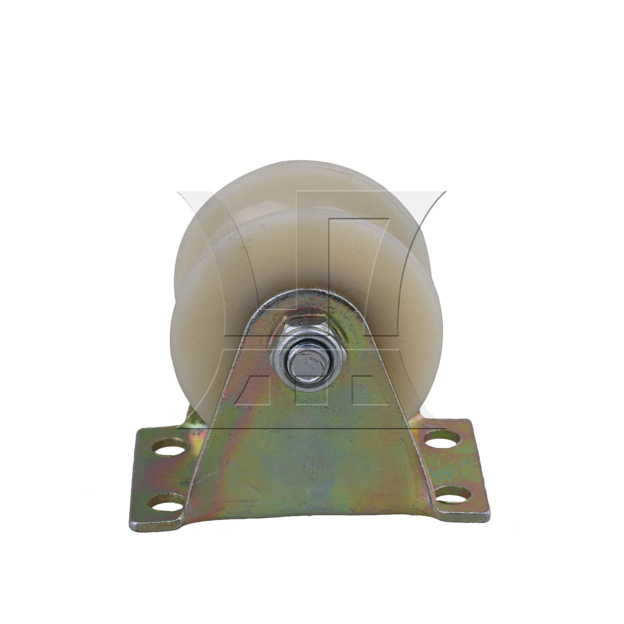 عجلة CNBTR من النايلون على شكل حرف U، مقاس 2 بوصة، سعة تحميل فردية 150 كجم، مناسبة للأبواب والنوافذ المنزلقة #3