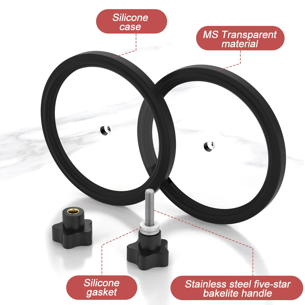 7-12 Inch EPs LPs Vinyl Record Cleaner Label Saver Vinyl Record Cleaner Label Protector Vinyl Record Cleaner Clamp Kit