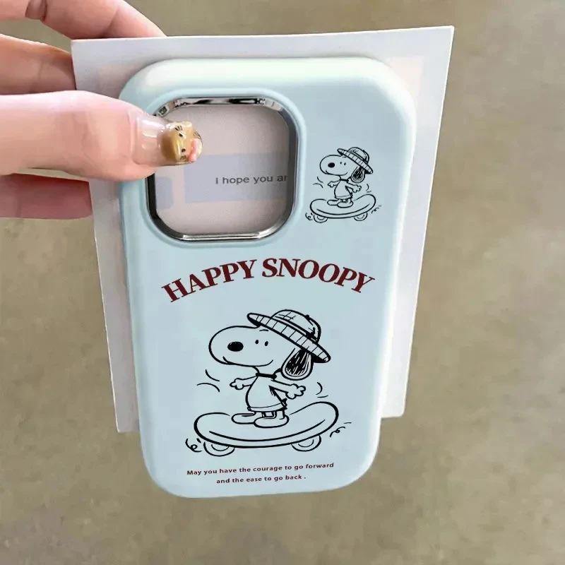 Cute S-SnoopyS Phone Case For Samsung Galaxy S24 S23 S22 S21 S20 Note10 Note20 Ultra Plus FE 5G Soft Silicone Back Cover