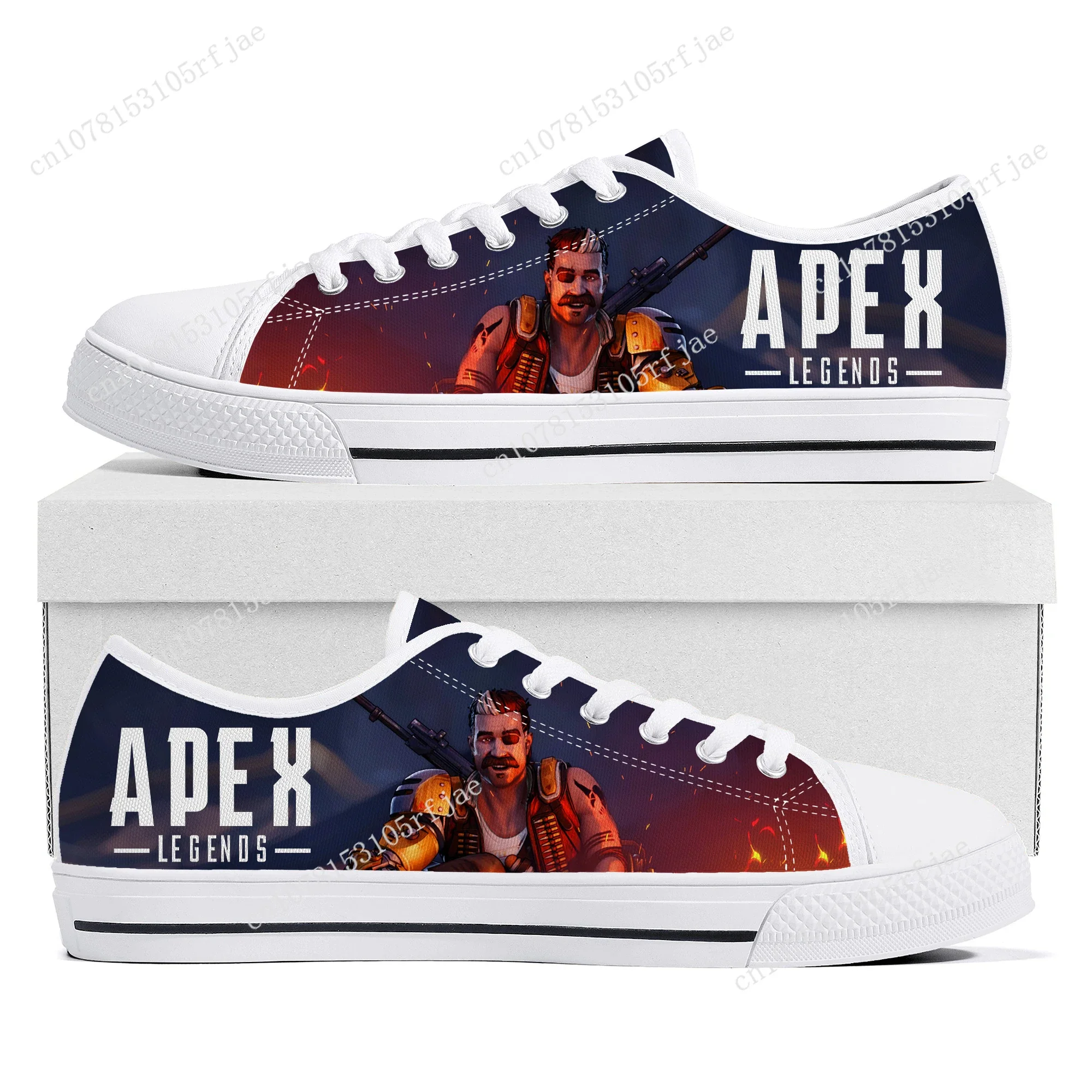 

Apex Legends Fuse Low Top Sneakers Hot Cartoon Game Womens Mens Teenager High Quality Canvas Sneaker Couple Custom Built Shoes