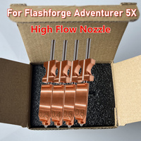 FLASHFORGE AD5X All-Size Nozzles, High Flow 32mm³/s Hotend Kit, High-Speed 3D Printer Part