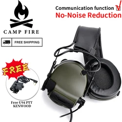 Auriculares tácticos de comunicación ARC para casco con PTT Kenwood
