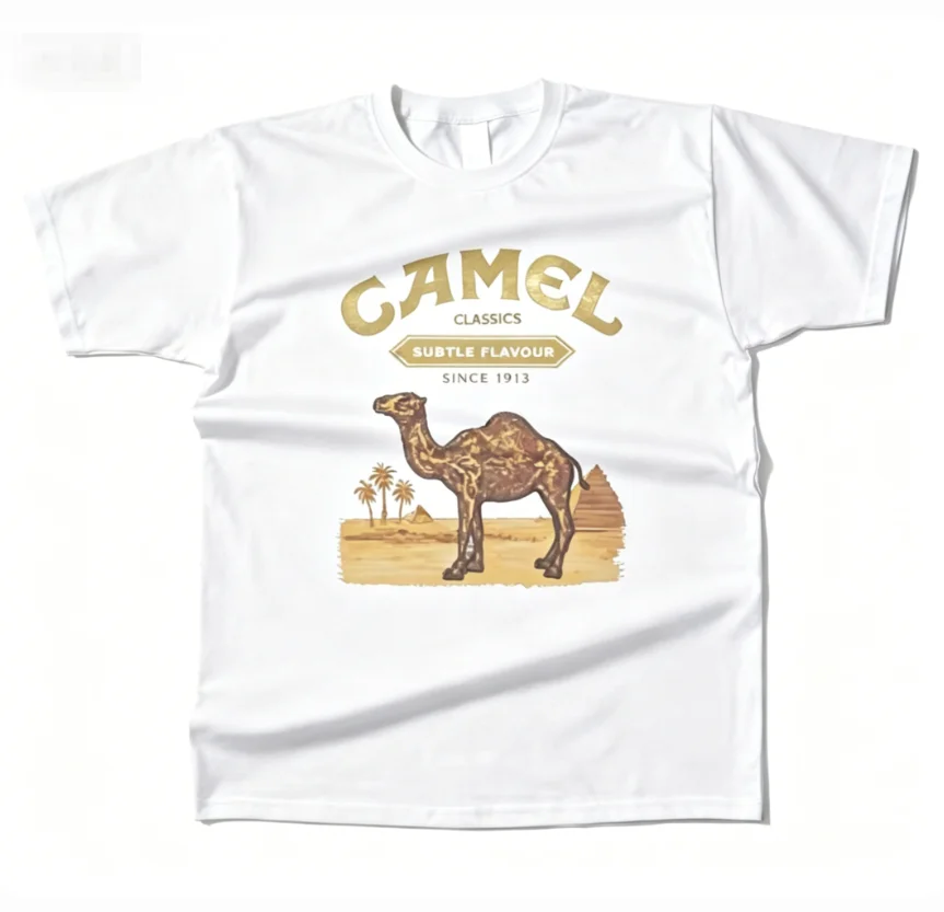Mens Cotton Camel Legends Graphic T Shirt Street Casual Style Tee for Men and Women Moisture Wicking Breathable T Shirt Men Soft