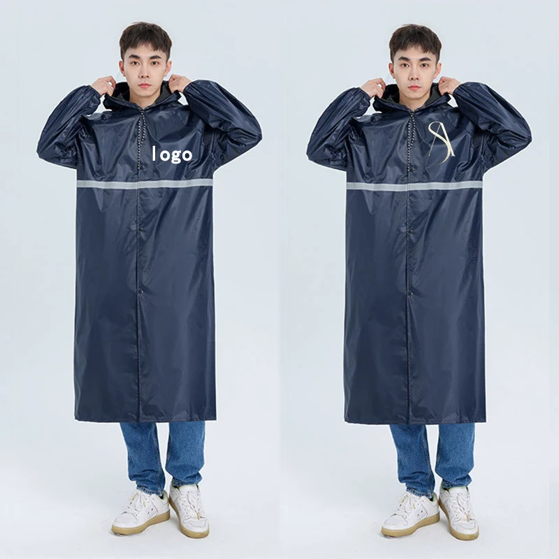 

Wholesale Fashionable Outdoor Unisex Long Electric Scooter Cover Waterproof Raincoat Oxford Fabric Thickened OnePiece