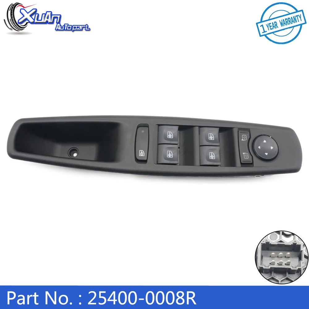 

Переключатель управления окном 25400-0008R для Renault Fluence L30 Megane Laguna 2010-2016