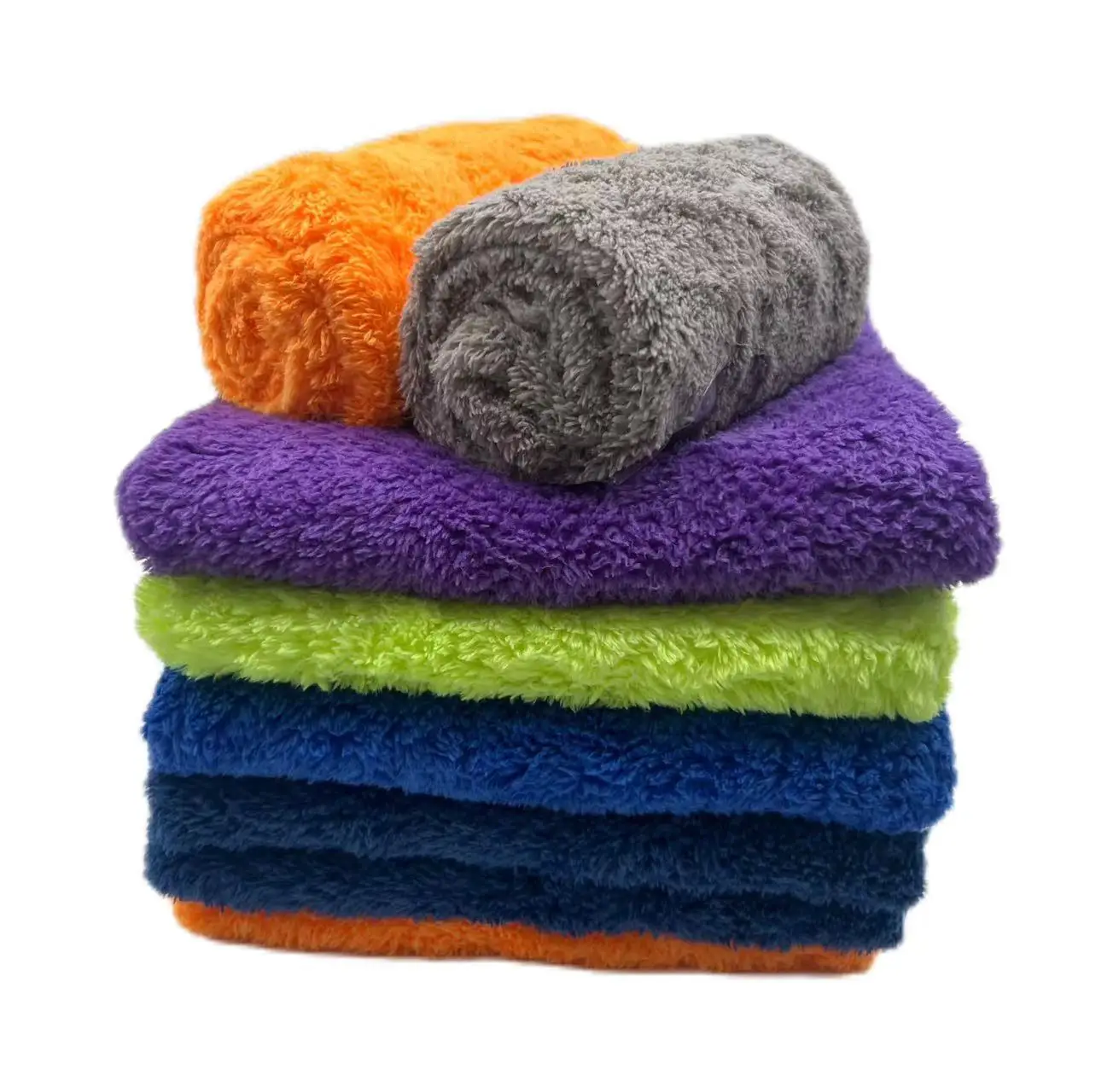 Afbeelding 3: Microfiber absorberend koraalfleece auto wasstraat schoonmaakdoekje doek aangepast formaat 40 * 40