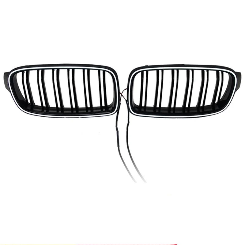 

For BMW 3 Series F30 F31 320Li 325I 328I 335I 2013- 2019 Car Front Luminous Grille Kidney Grille Led Light Racing Design