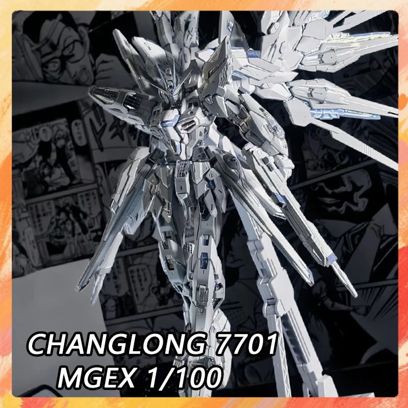

IN STOCK Changlong 7701 MGEX Strike Freedom Twilight Coating Ver 1/100 Scale Assembly Model Kit Seed Anime Figures Birthday Gift