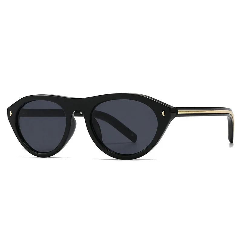 Y2k Pilot Zonnebril Vrouwen Voor Mannen Vintage Luxe Merk Ontwerp Zonnebril Punk Populaire Outdoor Rijden Klinknagel Bril UV400