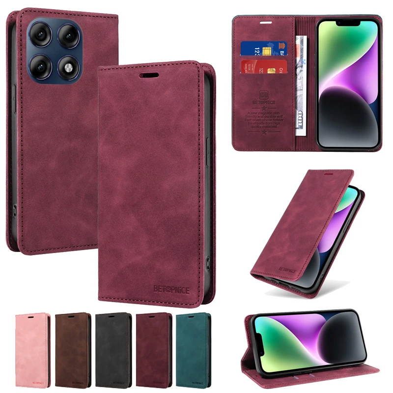 Flip Cover Card Slot Holder Magnetic Cover For Motorola MOTO Edge 70 Max 60 50 Neo Ultra Fusion+ Pro 5G Anti-theft Wallet Cases