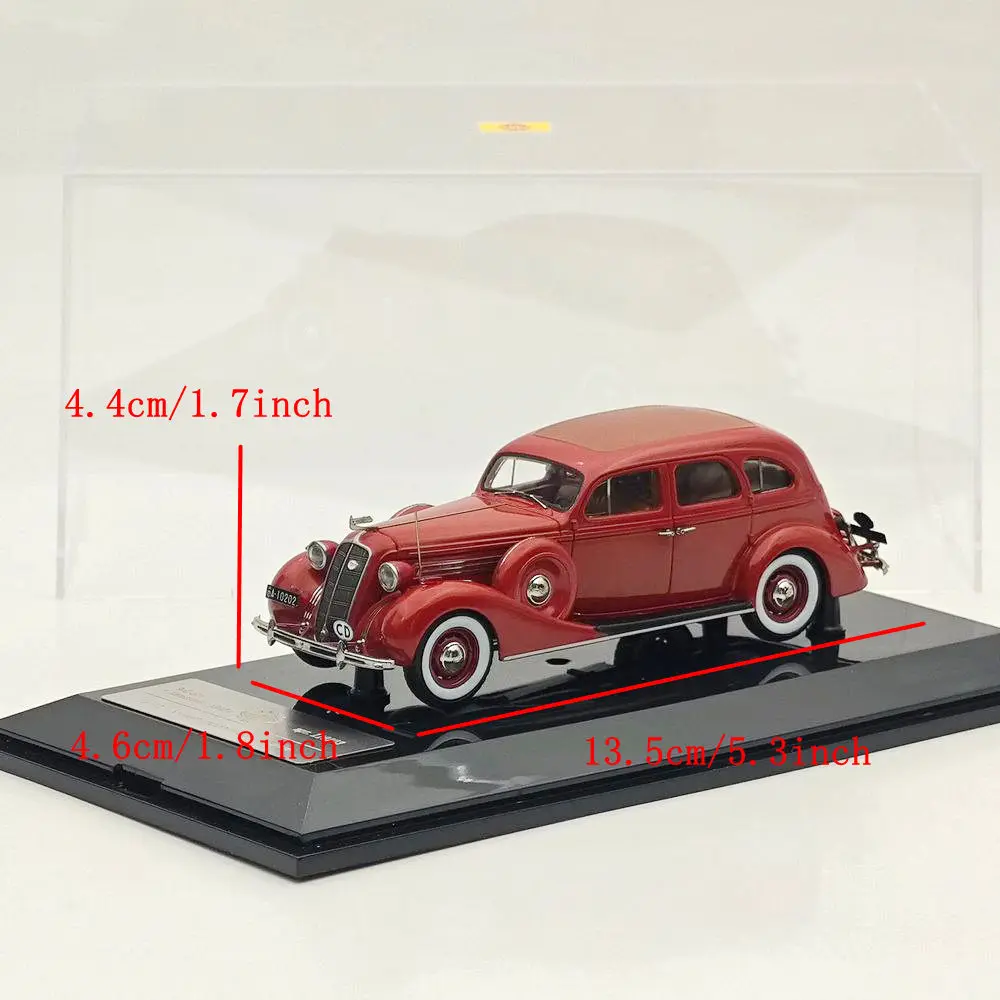 1/43 Schaal DiP voor 1940 ZIS-101 110103 Moskou Limousine Hars Model Auto Limited Edition Zeer Zeldzame Collectie