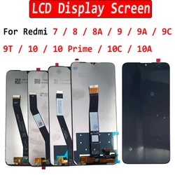 NEW Tested For Xiaomi Redmi 9T 7 8 8A 9 9A 9C 10 Prime 10C 10A LCD Display Touch Screen Digitizer Assembly Replacement NO Frame