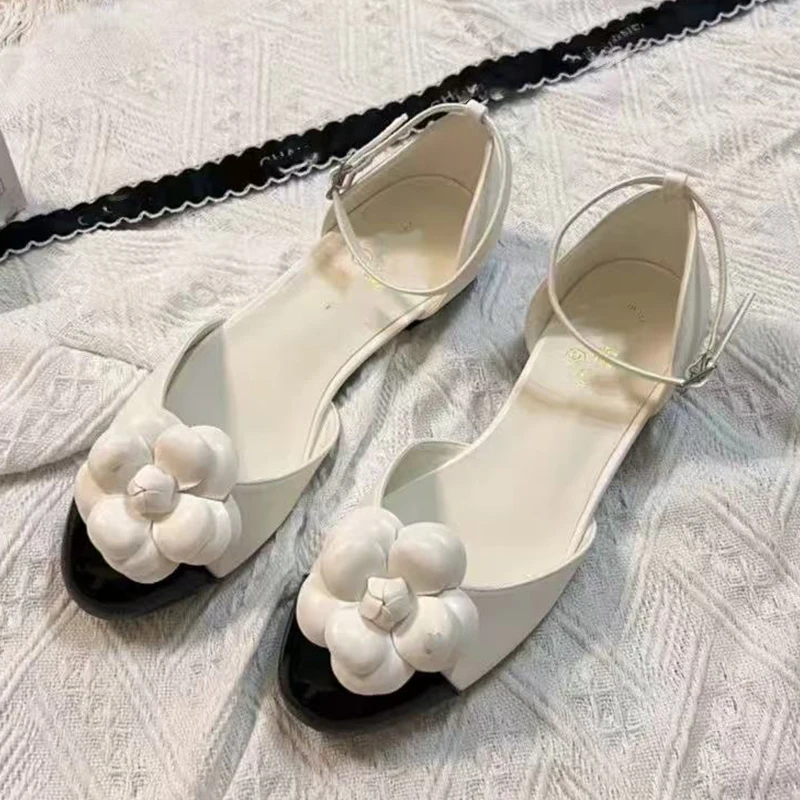 Flats Vrouwen Sandalen Jurk Lopen Bloem Schoenen Zomer 2025, Mode Elegante Vrouw Schoenen Ontwerper Gezellige Luxe Zapatos De Mujer